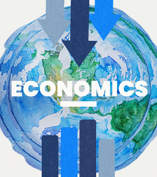 what is economics what is economics title and world graphic