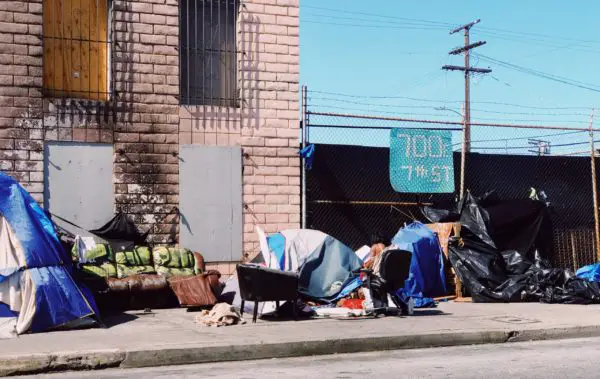 Homeless absolute poverty example