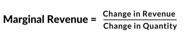 Marginal Revenue Formula