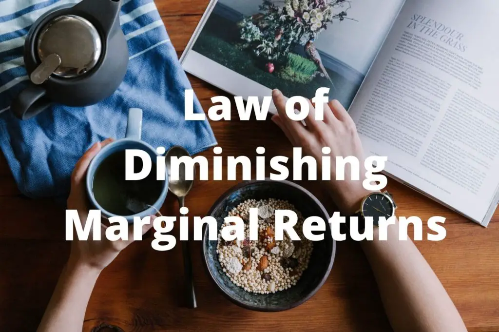 the law of diminishing returns can explain why