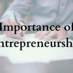 Importance of Entrepreneurship