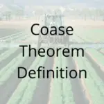 Coase Theorem Definition