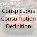 Conspicuous Consumption Definition