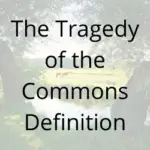 The Tragedy of the Commons Definition