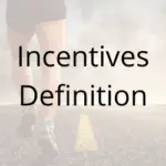 Incentives Definition