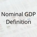 Nominal GDP Definition