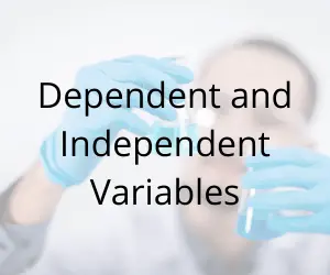 Dependent and Independent Variables Definition
