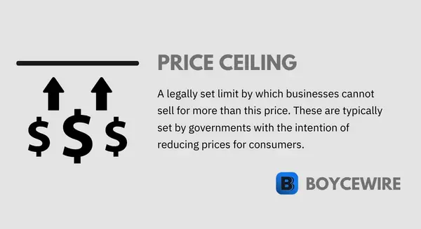 price ceiling definition