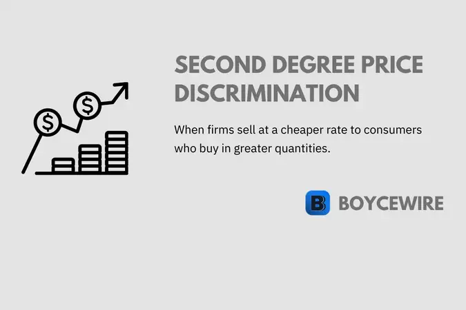 second degree price discrimination