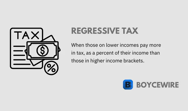 regressive tax definition