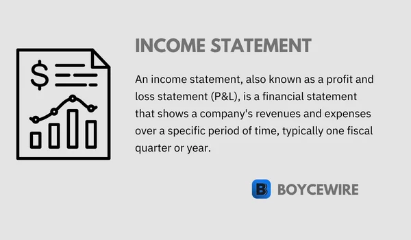income statement definition