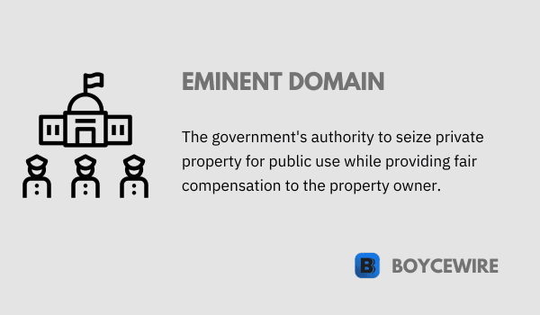 eminent domain definition