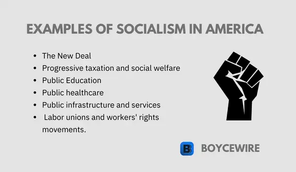 examples of socialism in america definition