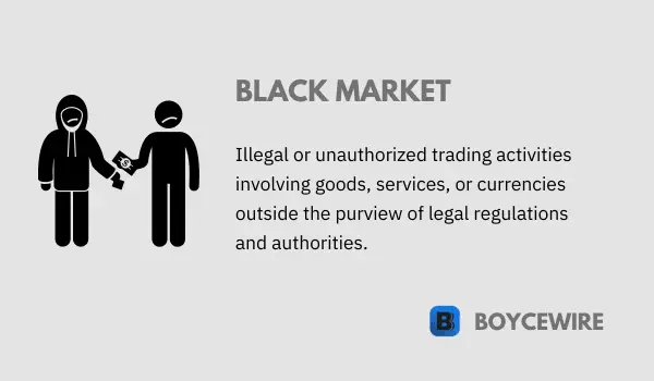 black market definition