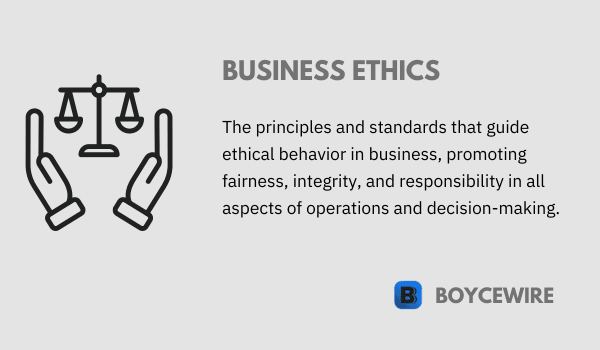 business ethics definition