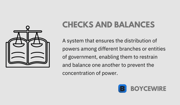 checks and balances definition