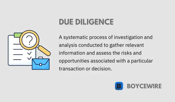 due diligence definition