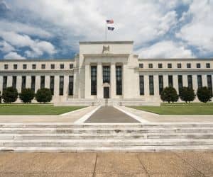 federal reserve building representing open market operations