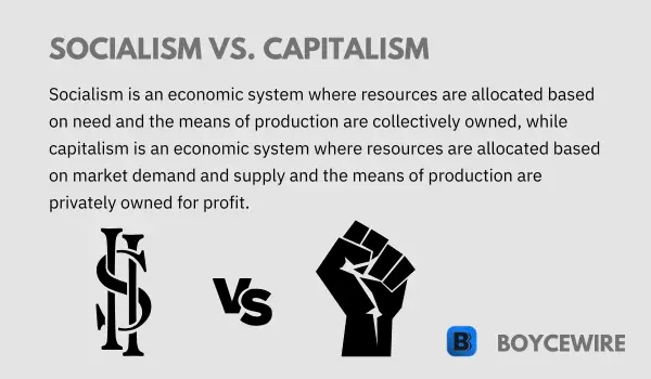 socialism vs capitalism definition