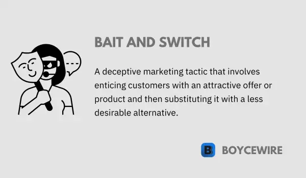 bait and switch definition
