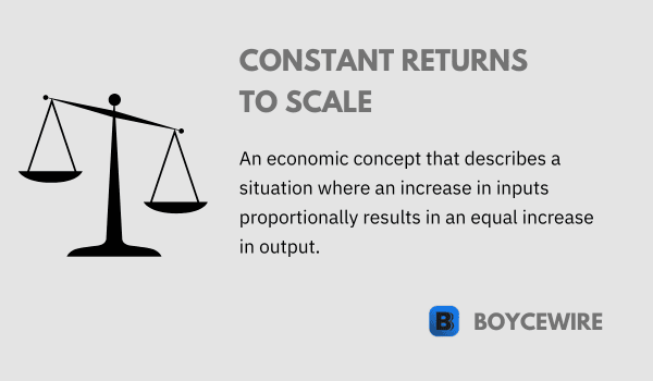 constant returns to scale definition